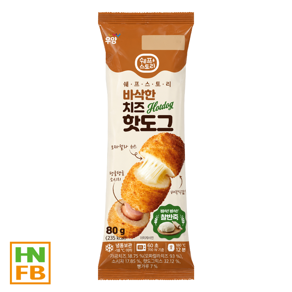 (냉동)쉐프스토리 바삭한치즈핫도그